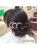 訪問着ヘアーセット