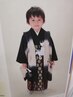 七五三　男の子お着付け