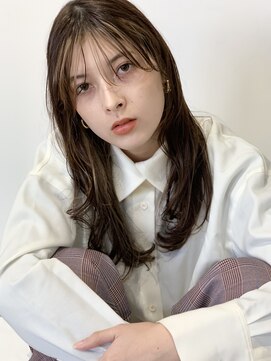 クリアー オブ ヘアー 藤が丘店(clear OF HAIR) バングカラー+ロングレイヤー