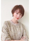 20代30代40代 エアリーショート オレンジブラウン 暖色系カラー