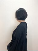 長めバング/ショートボブ