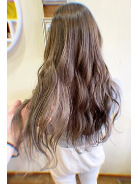 ボアビューティオリジナルアート boa beauty original art ゆるふわロング/外国人風透明感グレージュカラー