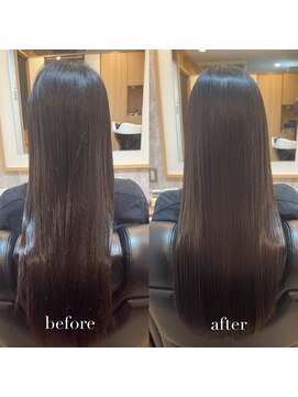 リアン(Lien) 『髪質改善』ストレートエステ（縮毛矯正）（リタッチ可）