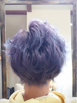 クラン(CLan) くせ毛マッシュONブルーグレー