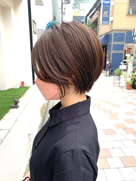 アフロートpd+ KOBE(AFLOATpd+) 【神戸三宮】２０代３０代４０代　大人小顔丸みショート