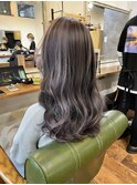 ピンクバイオレットバレイヤージュ