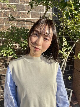 スイート(Suite) 大人可愛いシースルーボブ