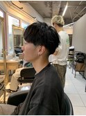 ショートアップバングラフショートアップバング骨格矯正カット