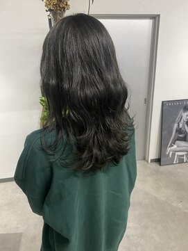 バベル(BABEL Hair Design) 【BABEL】オリーブグレージュ　@日高愛美