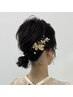 ヘアアクセサリー＋ヘアセット　4600円