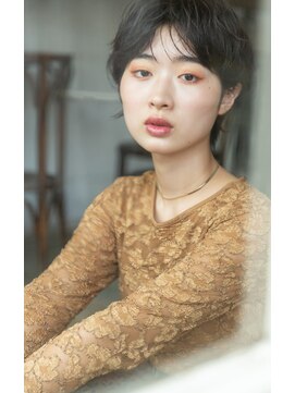 アッシュ 池袋店(Ash) 10代20代30代『センターパートマッシュボブ』 #池袋駅