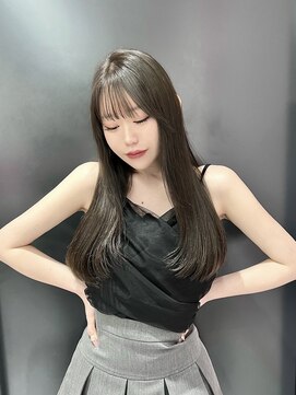 アディション 新宿(ADITION) オリーブ/レイヤーカット/韓国ヘア