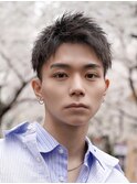 爽やかツーブロック【アップバングショート】