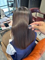 インス(ensue)&nbsp;美髪京都髪質改善ストレートパーマ縮毛矯正ロング♪髪質改善