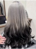 【ルーツカラー×ホワイトブラック】