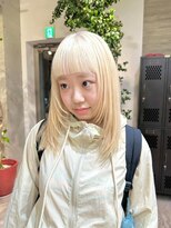 ヲタク(wotaku.)&nbsp;ブロンドカラーハイトーンダブルカラー抜きっぱなしケアブリーチ