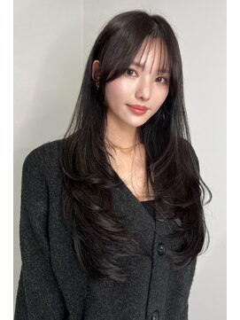 ランズ(LANDS) レイヤーカット 【韓国ヘア 大阪 梅田】