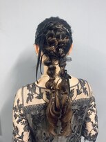 ヒュミ(hymy) 結婚式参列に♪/お呼ばれヘア/おとなっぽヘア/ゆるふあ/ロング