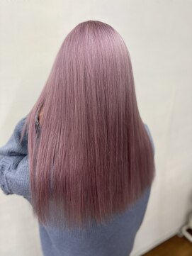 ヘアーサロン カラー 色彩店(COLOR) ホワイトピンク