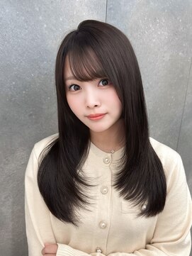 クム(kumu) 【kumu】ロングレイヤー/顔周りカット/栄/名古屋