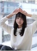 レイヤーカット／ナチュラル／モテ髪/銀座/ロングレイヤー
