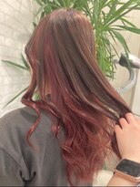 ビス リアン 川口店(Vis lien) 20代30代大人可愛いインナカラーピンクインナーカラー