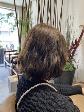 グラッシュトーン(grash tone) ボブパーマ