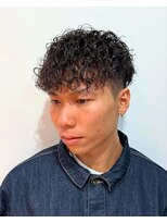 クレアメンズ 横浜能見台(CREA men's)&nbsp;横浜スペインカールツイストスパイラルパーマメンズマッシュヘア