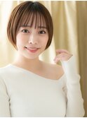 シースルーバング似合わせカット刈り上げショートY越谷30代40代