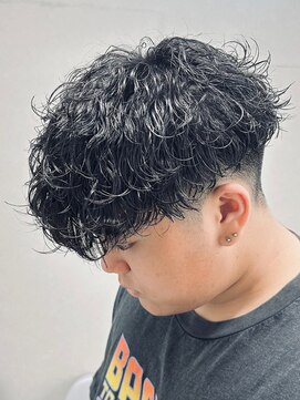 ジーニー 新百合ヶ丘(Genie) ダークアッシュニュアンスパーマ韓国マッシュベリーショート