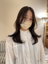 オーガニックエコ 川越(organic+eco)&nbsp;韓国風レイヤーカット/イルミナカラーダークブラウン