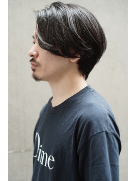 レジュアル(RESSUAL) かき上げヘア　ニュアンスマッシュ　サイドパート　ビジネス