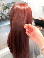 ラレイ ハラジュク(Lalei harajuku)&nbsp;原宿縮毛矯正酸性ストレート髪質改善ツヤ髪ピンクベージュレッド