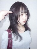 ボルドーカラー/ハッシュカット/レイヤー「宇都宮/カラー」