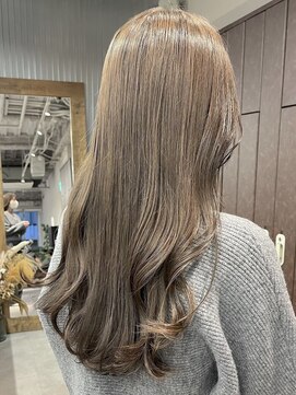 マッシュ チャヤマチ(MASHU chayamachi) 柔らか透明感/ブリーチなし/オリーブブラウン/大阪梅田