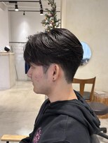 ビューバイネオリーブ 用賀店(Beau'r by neolive)&nbsp;フェザーパーマ刈り上げセンターパート波巻きツイストスパイラル