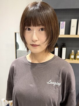 ラミエバイメルト 下北沢(lamie by melt) 花田ボブレイヤーショート似合わせカット下北沢韓国顔周りウルフ