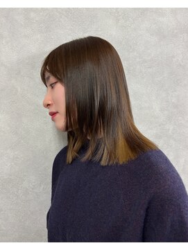 テネール(TENELE) ミディアムレイヤーボブ 髪質改善 【20代/30代/40代】