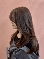 トゥエル バイ ディプティモイラ(tuelu by dipty MOILA)&nbsp;大人レイヤー◎透明感ブラウン