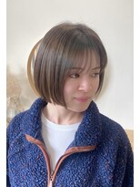 ラポール(Rapport)&nbsp;パッと目を引く透明感ボブは艶々仕上げのトリートメントが決めて