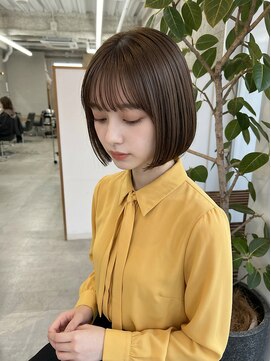 メルシー 福岡天神店(Merci) 福岡・大名・今泉の朝ラク縮毛矯正艶ボブ人気スタイル