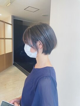 チェレ ブラン 堺東店(Chere brun) ひし形ショート×耳かけショート×小中学生ショートカット