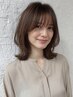 【田原本店オリジナル小顔カット】似合わせカット+前処理トリートメント￥5000