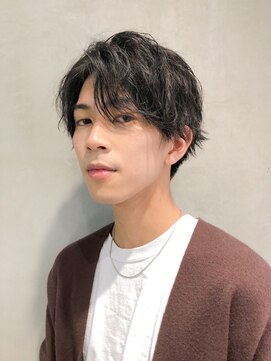 ルーク 立川(LUK) Lien☆センターパートハンサムショート×ニュアンスパーマ　立川