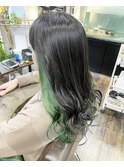 【BROAD HAIR】インナーグリーン
