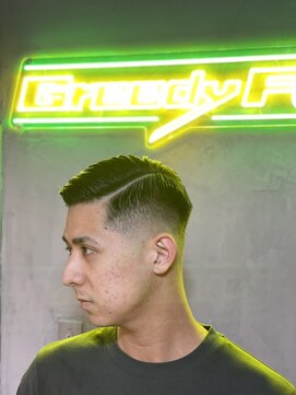 グリーディーフォックス 代々木(Greedy FOX) かき上げヘア/サイドパート/韓国マッシュ/フェードカット/代々木