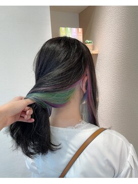ジプソ(Gypso Hair salon) 【 インナーユニコーンカラー 】
