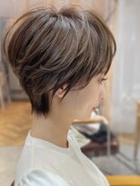 サードバイローラン(THiRD by ROULAND) デジタルパーマミニウルフテラコッタくすみブルー20代30代40代