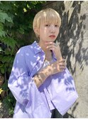 ハイトーンマッシュショート