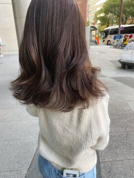 リル(re'll) 《花屋併設》チョコレートブラウン　酸性ストレート/ヘアセット